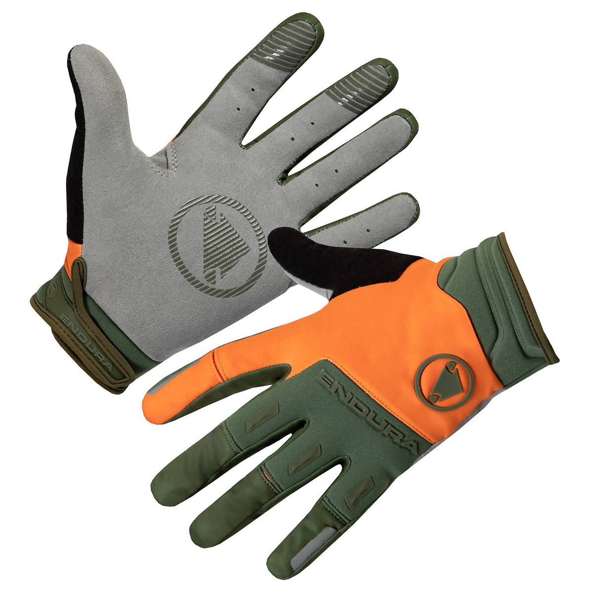 Endura SingleTrack – Guanti MTB Con Dita Intere, Antivento, Palmo Sintetico E Presa In Silicone