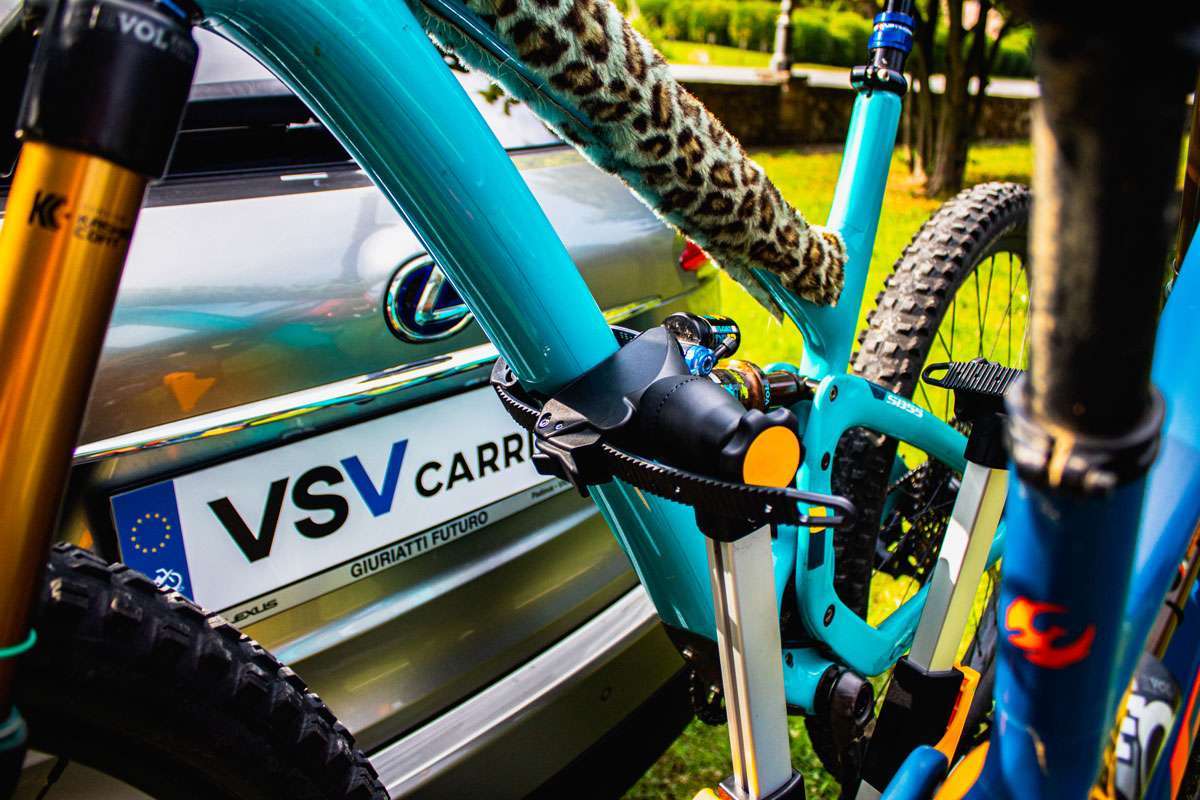 Portabici gancio traino VSV X2 E-BIKE