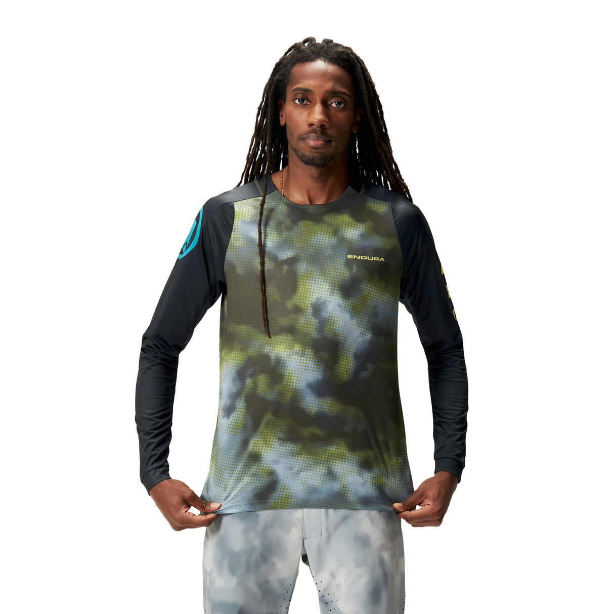 Endura Pixel Cloud L/S Tee LTD