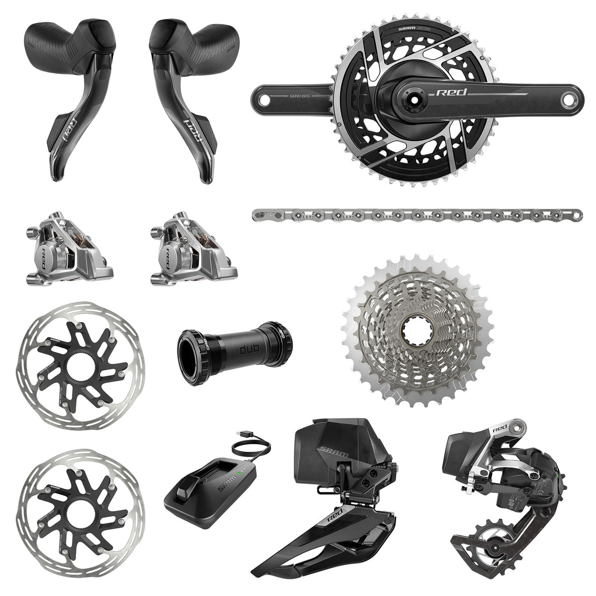 SRAM Gruppo RED ASX E1 Disc 2x12