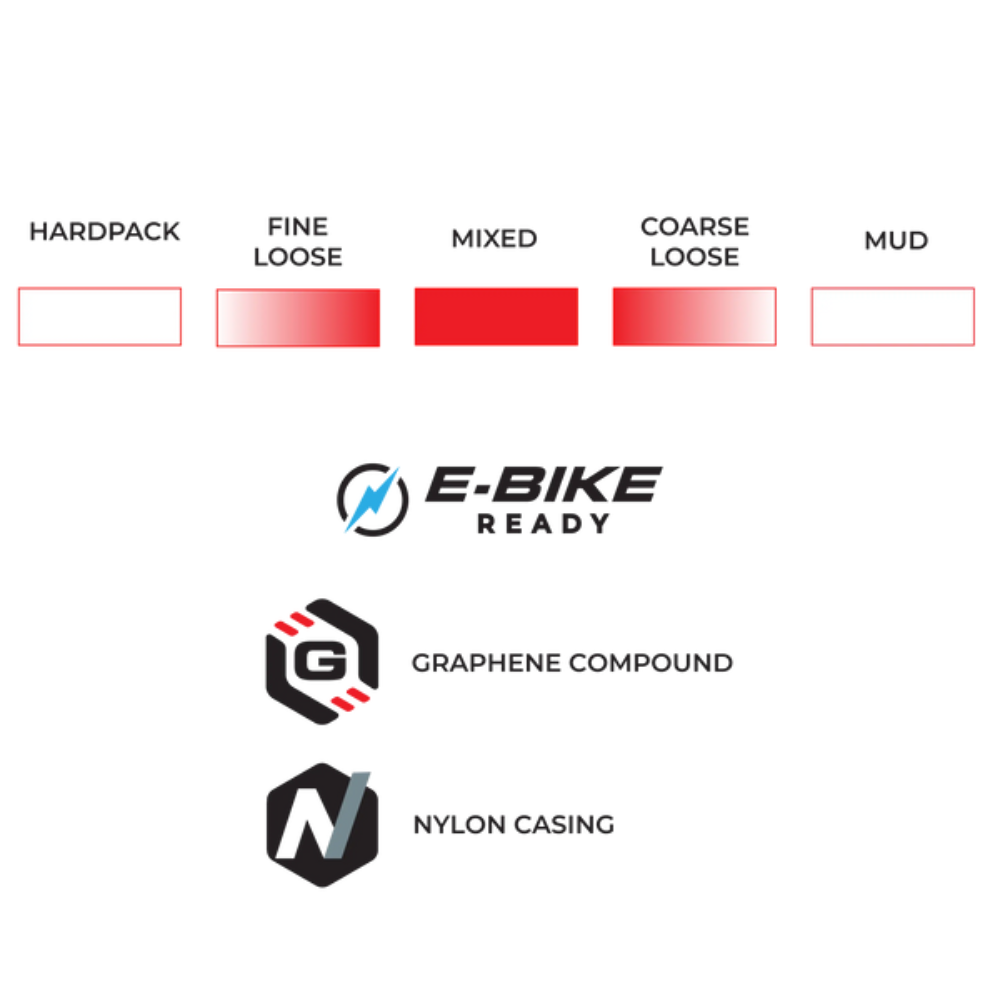 Vittoria Terreno T50 Mixed TLR Gravel Endurance full black G2.0