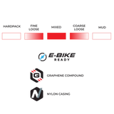 Vittoria Terreno T50 Mixed TLR Gravel Endurance full black G2.0