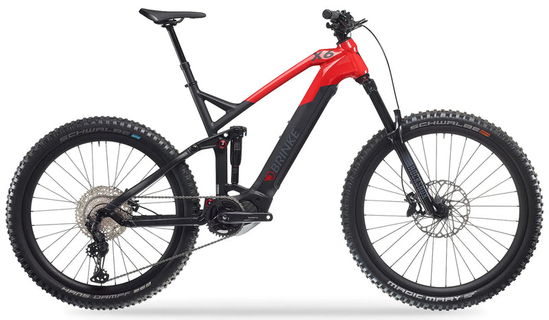 Brinke X6R Nero/Rosso 2026